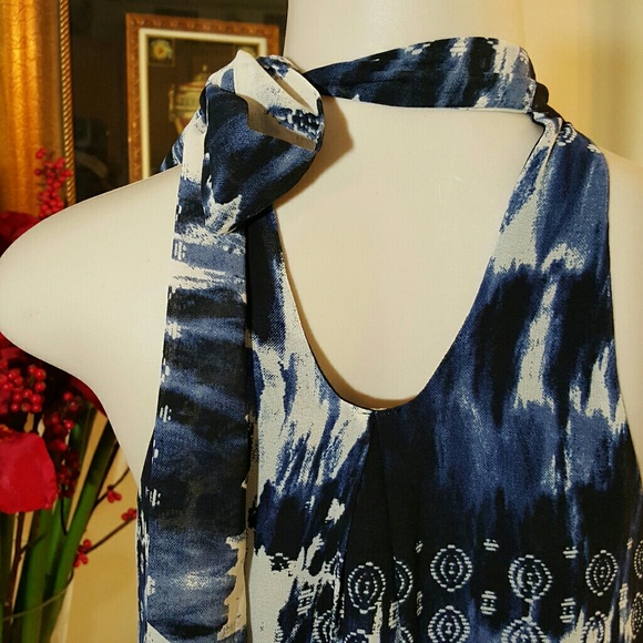 Japna Navy Blue & White Dress size XS - Picture 4 of 6